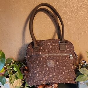 Kipling Monkey Pattern Shoulder Bag EUC or NWOT, Mikey Included